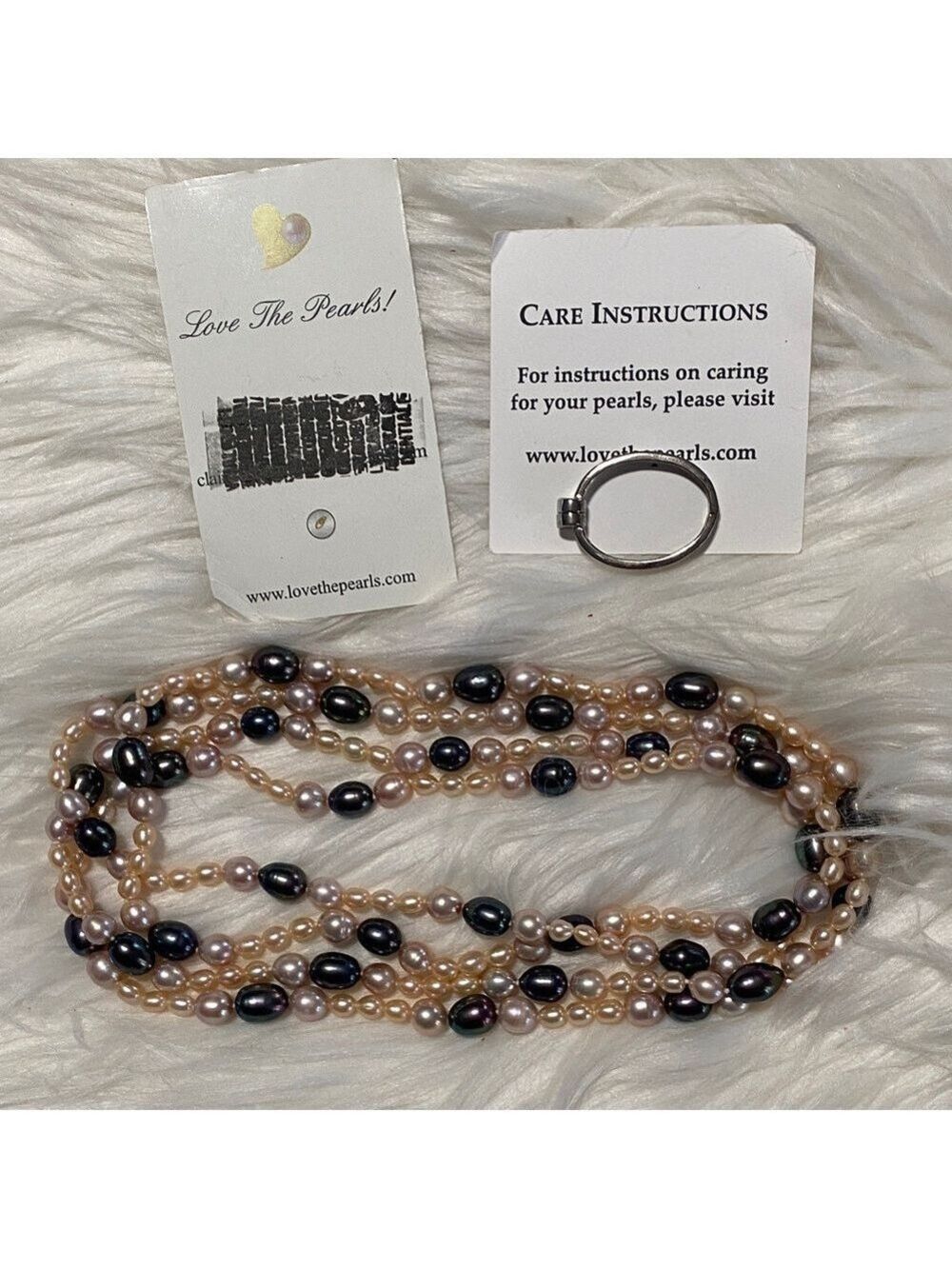 Multicolor Pearl Necklace - Picture 1 of 4
